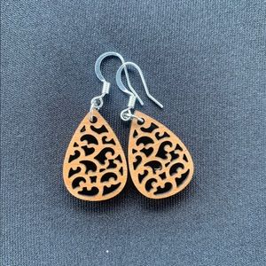 Cherry Wood Earrings